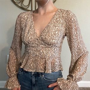 Princess Polly Morwen Top Beige